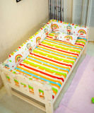 儿童床帏可拆洗婴儿床围定做宝宝纯棉透气三面床围床品套