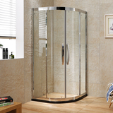 简易淋浴房整体 不锈钢弧扇形沐浴房 洗浴房定制隔断移门 B-8803