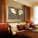 现代客厅简约装饰画欧式复古无框画卧室墙画床头挂画沙发背景壁画