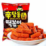 韩国进口零食品 海太 甜辣 炒年糕条 膨化食品 糯米辣条110g