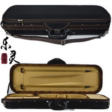 高档出口4/4小提琴盒 方盒  防水防潮 含湿度计防盗锁 可批发