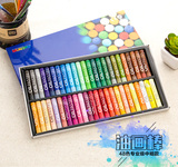包邮韩国盟友48色油画棒 儿童手绘涂鸦软蜡笔 MOP炫彩绘画棒中粗