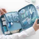 旅行便携式防水化妆包收纳袋多功能随身洗漱用品整理盒手提迷你包