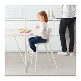 宜家代购乌尔班 儿童椅儿童高脚椅餐椅餐桌椅白色绿色宜家正品