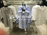 HM H&M专柜正品代购 女装气质百搭款纯色条纹格纹长袖衬衫 多色