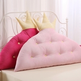 卡侬 韩式皇冠公主房床头靠垫靠枕儿童韩版大靠背软包