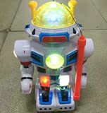 中秋节儿童礼物灯笼玩具太空机器人战士发光发声说话万向自由滑动
