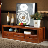 全实木电视柜1.5米地柜新中式小户型电视机柜 简约现代卧室影视柜