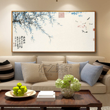 新中式花鸟装饰画 客厅书房办公室挂画学校工厂企业会议室单幅画