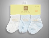 特价 英氏正品春款婴儿用品婴儿童袜NA41110-70-3薄袜短袜子 3双