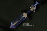 美产Metalworn户外钛合金一体骷髅剑EDC工具随身挂件（未开锋）