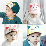新款婴儿帽6-12个月女宝宝帽子春秋1-2岁鸭舌棒球帽女童男儿童帽