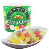 临期特价 韩国进口零食品 乐天牌爱情糖果187g 多口味多彩色硬糖