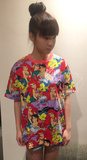 日本东京DISNEY迪士尼乐园美人鱼公主艾丽儿Ariel全图彩色T恤