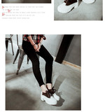 女鞋单鞋潮春季新款韩版学院风系带粗跟鞋甜美学生鞋少女高跟鞋子