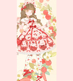 【娘口三三】宝石樱桃兔 JSK Lolita 软妹吊带裙连衣裙