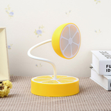 创意柠檬灯水果充电台灯LED触摸感应三档学生学习灯护眼灯床头灯