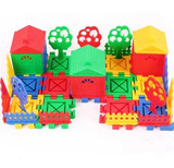 幼儿园小房多功能益智玩具环保塑料积木幼儿园桌面拼搭积无毒无味