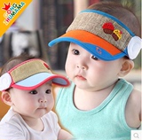 韩国潮婴儿太阳鸭舌帽春夏季儿童空顶帽宝宝女男童遮阳帽1 2 3岁