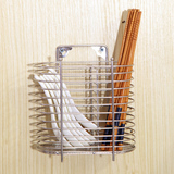 可挂可放！厨房用品置物架筷子筒筷笼餐具收纳筷子盒沥水架不锈钢
