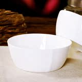 出口纯白骨瓷餐具4.5寸-7.5寸 泡面碗 陶瓷碗 面碗 方碗 汤碗饭碗