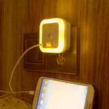 创意节能夜灯插电led光控感应壁灯起夜灯卧室床头灯多功能夜光灯