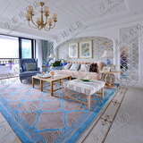 简约欧式中式样板间地毯客厅茶几沙发地毯卧室床尾手工腈纶地毯