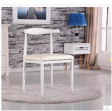 美式LOFT铁艺牛角椅餐椅金属铁皮椅海军椅简约现代彩色复古工业椅