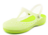 夏季女鞋学生变色凉鞋塑料洞洞鞋沙滩鞋凉拖鞋防滑平底大码40-41