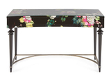 壹玖柒陆定制欧式现代梳妆桌实木手绘梳妆台设计师创意书桌气质桌