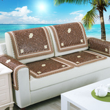 夏天沙发垫凉垫仿玉石沙发垫子夏季竹凉席沙发坐垫欧式组合防滑