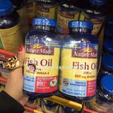 美国代购/国内现货 Nature Made Fish Oil 深海鱼油200粒*2瓶装