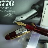 白金Platinum3776 世纪 配28元上墨器14K金笔 century 钢笔 白金