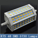 LED R7S 48led 5730横插双端管节能灯泡 51x31x118MM