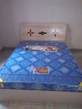 便宜双人床 出租房床架 工厂床垫批发 家用临时席梦思整套包邮