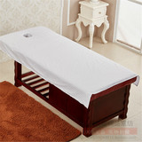 厂家直销美容院床单全棉纯棉条纹加厚按摩缎条床单纯色床单可订做