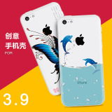 苹果5c手机壳 苹果 iphone5c女款硅胶软外壳防摔浮雕卡通保护套潮