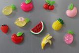 包邮可爱水果树脂冰箱贴强力磁贴 田园磁铁贴 韩国创意儿童早教磁