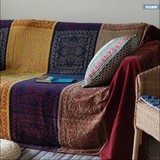 外贸地中海尼泊尔风沙发毯沙发巾盖毯盖巾床毯飘窗垫雪尼尔沙发垫
