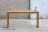 老榆木茶桌 实木免漆书桌 客厅家具 咖啡桌 现代简约 田园 吧台桌