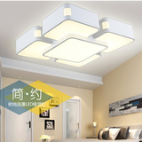 LED吸顶灯铁艺异形流行现代简约创意长方形客厅灯饰卧室餐厅灯具