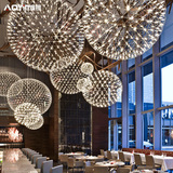 火花球吊灯创意个性满天星艺术星球灯圆球展厅服装店商场餐厅吊灯