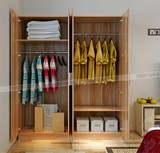 特价宜家衣橱板式整体衣柜2门3门4门5门大衣柜实木质组合卧室衣柜