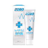 韩国进口 爱敬2080 亮白美白牙膏 120G 泡沫丰富 新包装