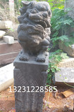 石雕拴马桩神兽青石仿古做旧拴马石狮子麒麟貔貅动物雕刻厂家直销