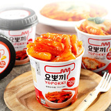 韩国进口零食YOPOKKI 韩式香辣炒年糕 好吃速食杯装年糕条140g