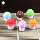 蛋糕装饰翻糖公仔 彩色小蘑菇 糖偶可食用 创意糖人 6色可选