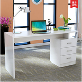 简约1.2米办公桌 单人办公电脑桌带抽屉职员桌台式家用书桌写字台