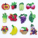 樱桃 水果冰箱贴磁贴 定制儿童 田园蔬菜冰箱贴卡通创意厨房 包邮