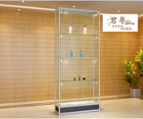 广州定做家用手办模型展示柜玻璃精品货架玩具防尘密封饰品礼品柜